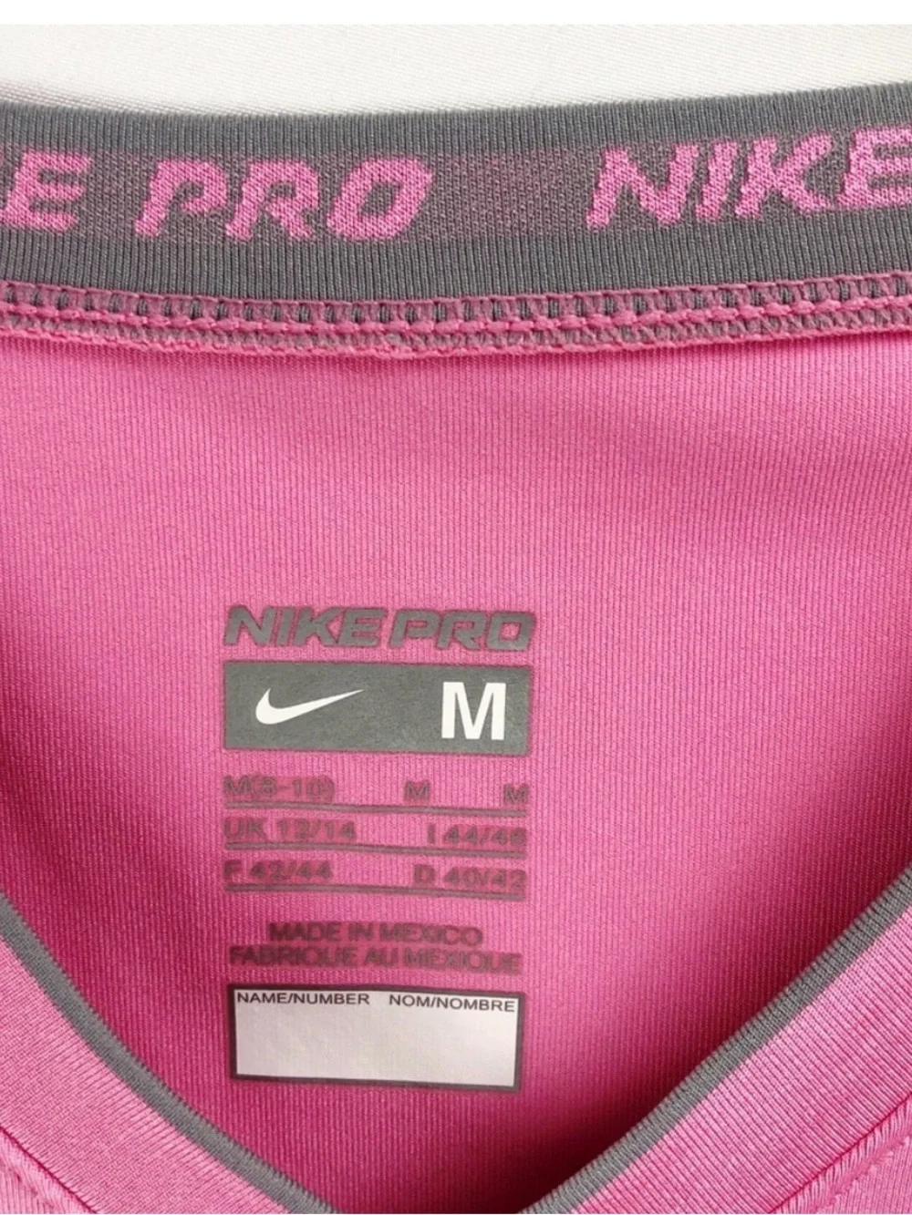 Nike Pink Dri-FIT Sleeveless Tank Top